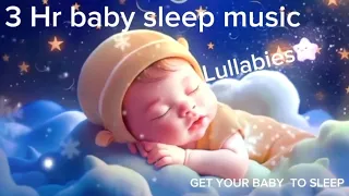 Baby Sleep Music(SLOW): 3 hours super Relaxing baby music ❤️❤️Bedtime lullabies for sweet dreams 💤🎵
