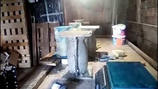 Изготовление ваз из мрамолит полимер бетона