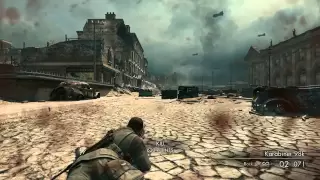 Sniper Elite V2 Gameplay - Perfect Sniping