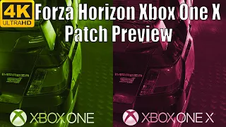 [4K] Forza Horizon Xbox One X Enhanced vs Xbox One Сравнение совместимости с обратной совместимостью