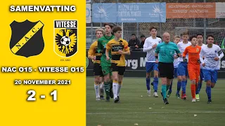 Hoogtepunten NAC O15 - Vitesse O15 20 november 2021