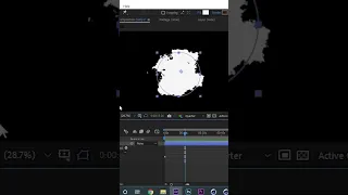 Making ink effect use cercle in after effects #shorts