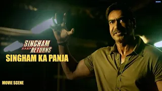 Singham Returns Movie Scene: Singham's Powerful Fist | Ajay Devgn, Kareena Kapoor, Pankaj Tripathi