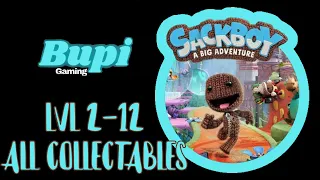 Sackboy: A Big Adventure ALL COLLECTABLES - LVL 2-12 (Centipedal Force)