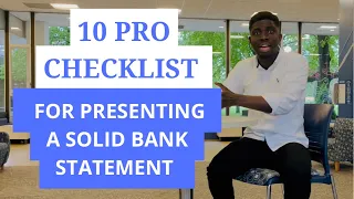 10 Pro Checklist for Presenting a Solid Bank Statement to Avoid Being Denied Your F1VISA #f1VISA🇺🇸