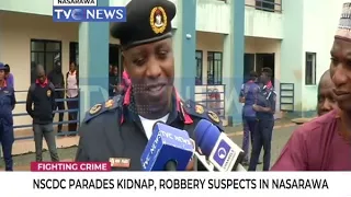 NSCDC parades kidnap, robbery suspects in Nasarawa