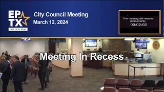 City Council 3/12/2024