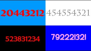 Colorful Numbers 1 to 1 Billion!