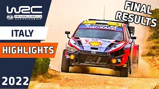 WRC Rally Highlights : Results of WRC Rally Italia Sardegna 2022 after the Final Day.