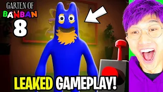 GARTEN OF BANBAN CHAPTER 8 LEAKED GAMEPLAY!? (MEETING WITH FLUMBO! *LANKYBOX REACTION!*)