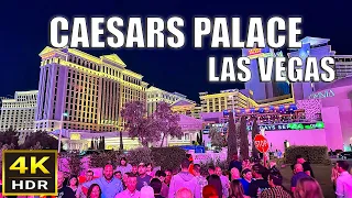 Caesars Palace Las Vegas Saturday Night Walk - Sept 2023