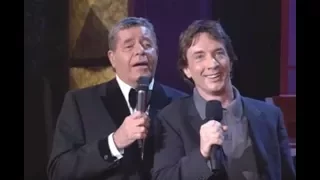 Jerry Lewis And Martin Short Riff & Sing "No Business Like Show Business" (1999) - MDA Telethon