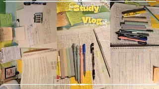 Study days in my life 📚 | endless notes making 📝| preparation for finals 🏷️