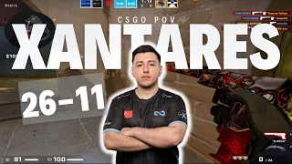 CSGO POV | XANTARES 26-11 vs -OFFdream | Mirage | Intel ESL Turkiye CS:GO Sampiyonasi | June 9, 2023