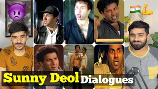 Pakistani Reacts to Sunny Deol All Time Best Dialogues 🔥👿 | Sunny Deol Mood 😳🔥