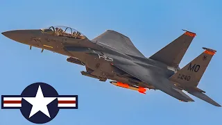 U.S. Air Force. F-15E Strike Eagle fighters. B61 Nuclear Bomb Test.