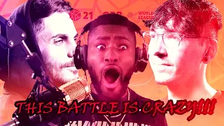 THIS IS LIKE A RAVE!!!! Rythmind 🇫🇷 vs BreZ 🇫🇷 | GRAND BEATBOX BATTLE 2021: (REACTION!!!)