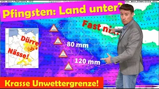 UNWETTERLAGE ⚠️ bahnt sich an! Wen trifft es? Extreme Wetterkontraste: Starkregen vs. Trockenheit!