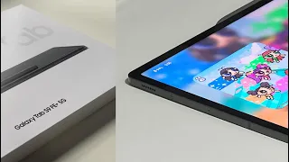 Samsung Tab S9 FE+ 5G and Accessories Unboxing