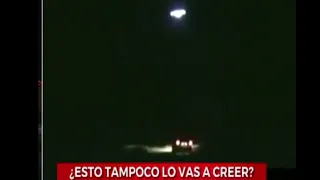 OVNI... SE DETUVO SOBRE UN AUTO,  POR VARIOS MINUTOS