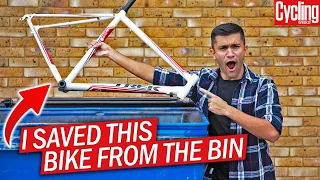 I Saved This Bike Frame From Landfill! | Full Restoration + Build
