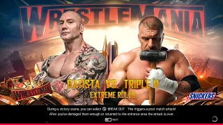 WWE 2K19 WrestleMania 35 The Animal Batista VS The Game Triple H