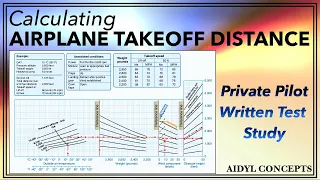 Airplane Takeoff Distance Chart- Private Pilot Written Test