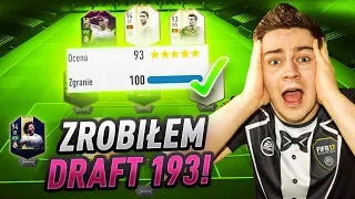 ZROBIŁEM DRAFT 193!!! IKONA W PACZCE!! MAMY WALKOUT! | FIFA 19 JUNAJTED