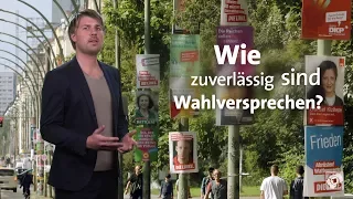 #kurzerklärt: Wie zuverlässig sind Wahlversprechen?