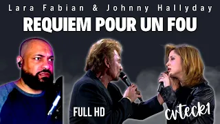 FIRST TIME REACTING TO | Lara Fabian & Johnny Hallyday - Requiem pour un fou (English subtitles)