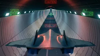 Ace Combat 7 DarkStar Tunnel Run | Ace Difficulty | 33 Seconds