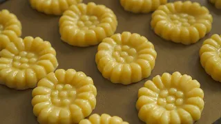 Korean Traditional Honey Cookie 'Yakgwa' Recipe : Sweet Dessert : ASMR