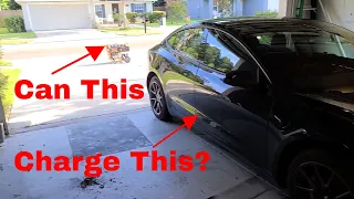 Charging a Tesla with a 6500w Gas Generator