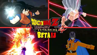 Todos los Ataques Definitivos en Español Latino de Dragon Ball Z Budokai Tenkaichi 4 Beta 13