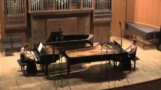 Brahms Waltzes for two pianos, op.39 - Anastasia Gromoglasova & Lubov Gromoglasova