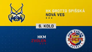 6.kolo semifinále HK GROTTO Spišská Nová Ves - HKM Zvolen HIGHLIGHTS