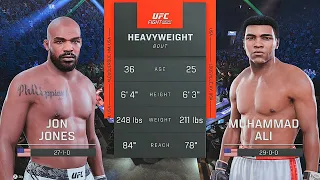 Jon Jones Vs. Muhammad Ali : EA Sports UFC 5 Simulations : UFC 5 Gameplay (PS5)