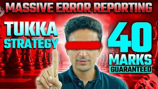 Massive Error Reporting in Tukka Strategy | What's the Reality?