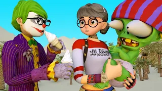 Baby Zombie Naughty - Scary Teacher 3D NickJoker and Tani Harley Quinn Family Animation