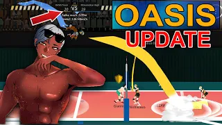 The Spike. Volleyball 3x3. UPDATE OASIS. New stage power boost.