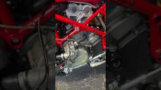 Ducati 749 left side engine noise