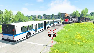 Train Accidents #29 - BeamNG DRIVE | SmashChan