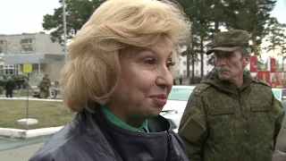 Уполномоченный по правам человека в РФ Татьяна Москалькова в 32 военном городке