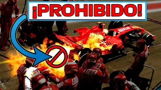 Por qué NO hay REPOSTAJES 🔥 en los PIT STOP de F1? Gasolina + Fuego | Accidentes y Seguridad F1