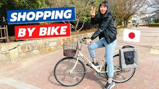 Grocery Shopping By Bike (in JAPAN) - Vincita Grocery Pannier Bag Review