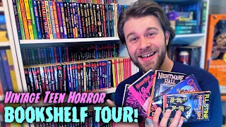 Vintage YA Horror Collection! (Christopher Pike, Point Horror, R.L. Stine) // BOOKSHELF TOUR