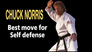 CHUCK NORRIS || The Best move for Self defense