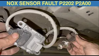 Citroen DS4 Nox sensor replacement P2202 P2A00 U029D