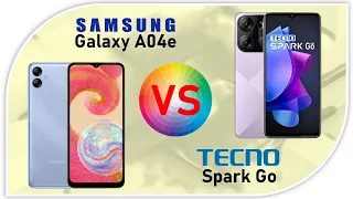 Tecno Spark Go 2023 VS Samsung Galaxy A04e | Smartphone 1 Jutaan