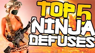 Top 5 Ninja Defuses, Glitches, Funny Moments, Terrible Players, & More!